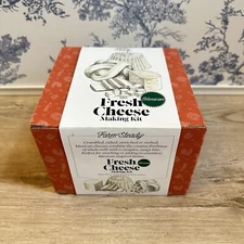 Farm Steady Mexican Fresh Cheese Making Kit Basket Thermometer Salt Rennet Cloth