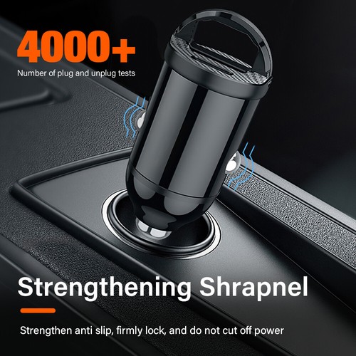 30W USB A/USB C Fast Charging Car Charger Cigarette Lighter Adapter universal - Picture 4 of 9