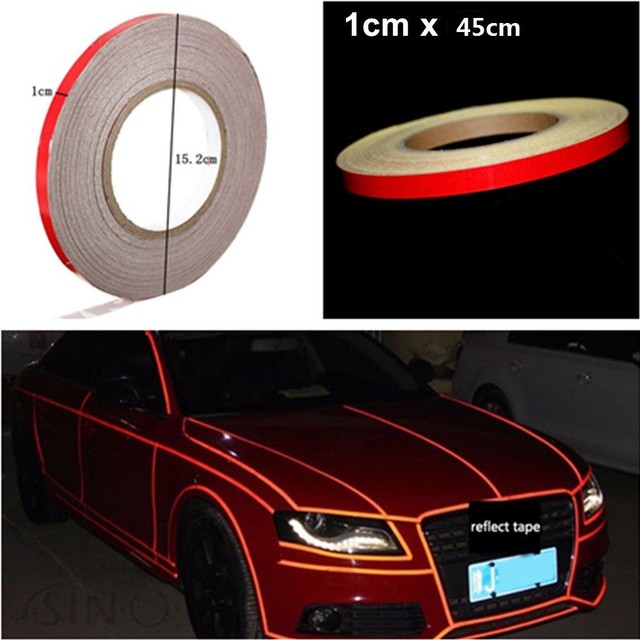 Universal Reflective Sticker Tape Auto Car Body Stripe DIY Self