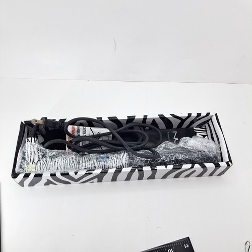 NuMe 25MM Curling Wand Tourmaline Ceramic Professional Styling Tool Zebra Black - Picture 7 of 11