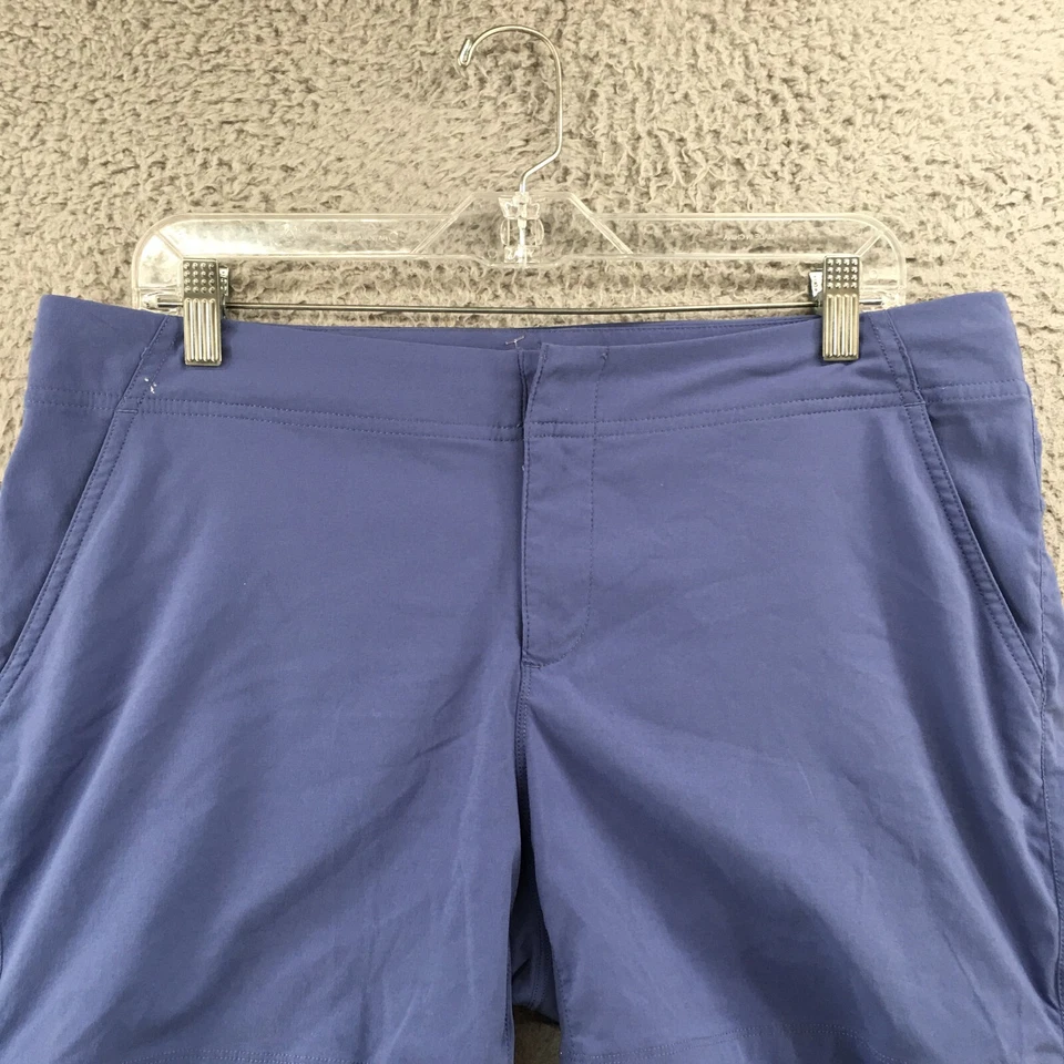 Pantalones Cortos Chinos Columbia Para Mujer 14 (Real 36X5) Púrpura Tiro Medio Informales Bolsillos Cremallera Foto 2 de 4