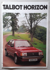 Talbot Horizon Brochure 1981 - LE LS GL GLS SX