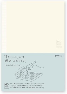 Midori A5 Notebook Md Writing Paper 176 Pages Ruled Grid Sewn Binding