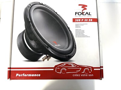 Focal SUB P30DB Performance Sub P 30 DB 30 CM Chassis 600 Watt NEW