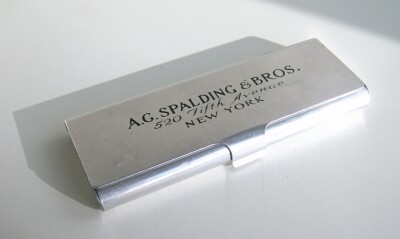 Spalding Bros New York - Stifteetui - Etui, Aluminium - 1989