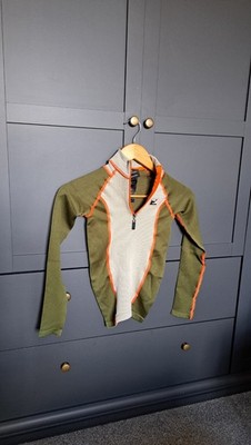 Iets Frans sportlicher grüner Pullover Gr. XXS