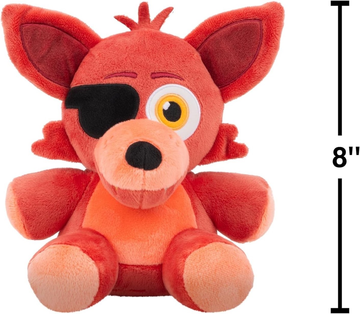Five Nights at Freddy's Classic Foxy 8-Inch Plush Soft and Glow-in