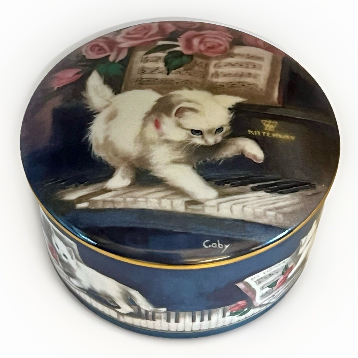 Signed 1991 Kitten On The Keys Ardleigh Elliott Coby Carlson Music Box Certified