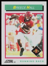2022 Score #TB5 Breece Hall 1992 Throwback Rookie