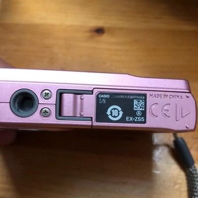 Casio EXILIM EX-ZS5 Digital Camera 5x Optical Zoom 14.1 MP Pink