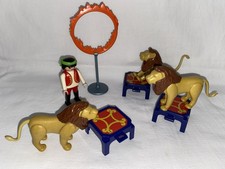 Playmobil Dompteur Et Lions Accessoires 3727 Cage Fauves Circus Romani Animaux