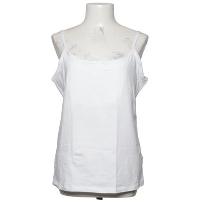 Primark, Tank­top, Größe: 46/48, Weiß, Baumwolle/Elasthan, Einfarbig, Damen #mPz