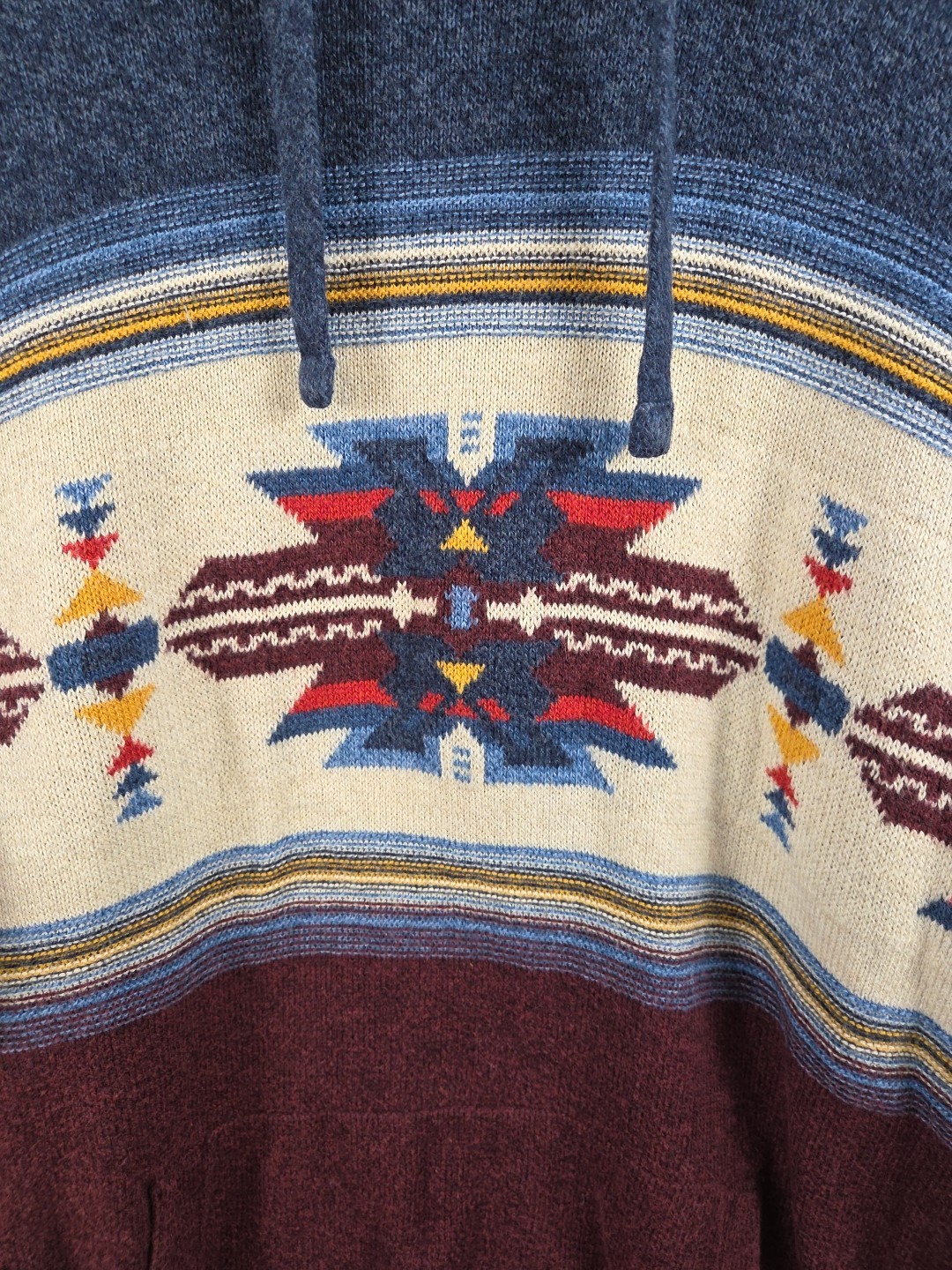 American Eagle Aztec Sweater Pullover Wool Blend … - image 4