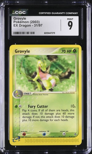 Grovyle graded CGC 9 for sale on eBay