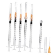20 Pack 1ml Syringes with 25G 1 Inch Needle, Disposable Luer Lock 1CC-25G-1IN