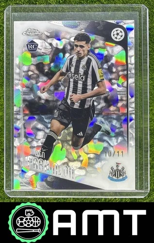 Ben Parkinson RC 2025-26 Topps Chrome UEFA CC 10/11 First 11 Refractor Newcastle