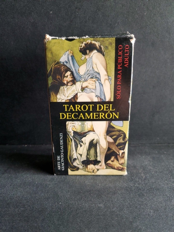 Tarot del Decamerón Giacinto Gaudenzi Adult Tarot Deck Spanish