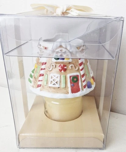 Yankee Christmas Cookie 3.7 oz Candle & Jar Shade 3" Gingerbread Holiday In Pack image 4