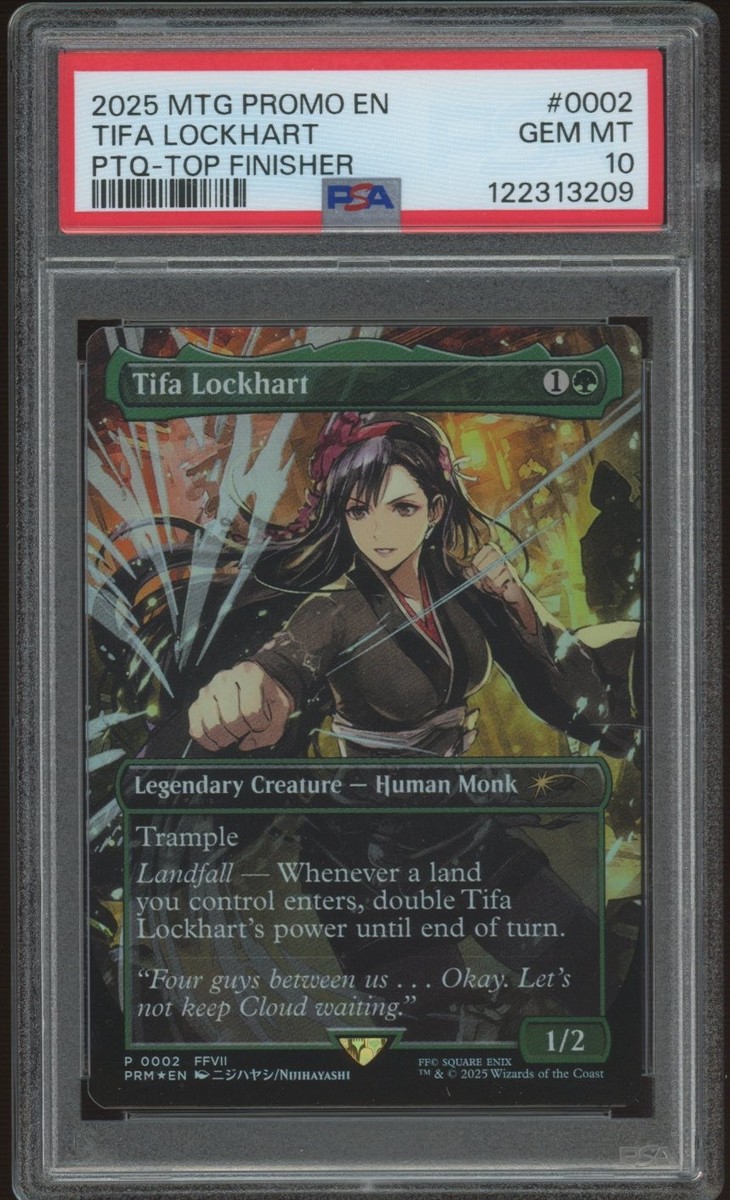 ティファ Tifa Lockhart Magic Con PTQプロモ MTG MTG Tifa Lockhart MagicCon Promo Foil P-0002 | Only 266 Made