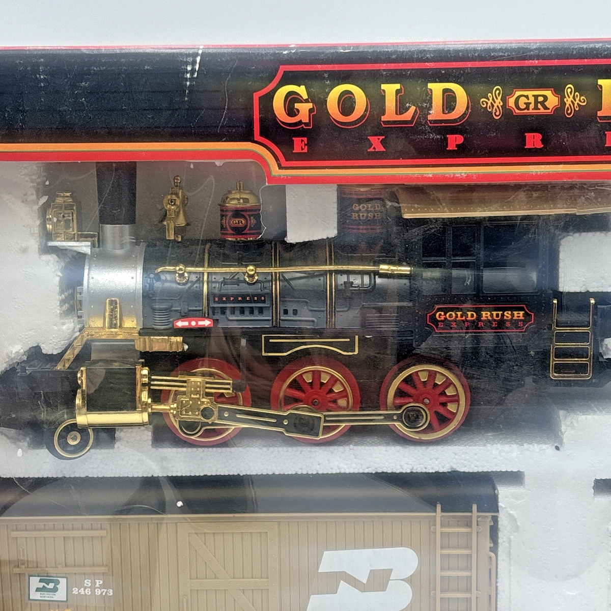 Vintage 1996 Gold Rush Express Train Set Number 186 In Box Read | eBay