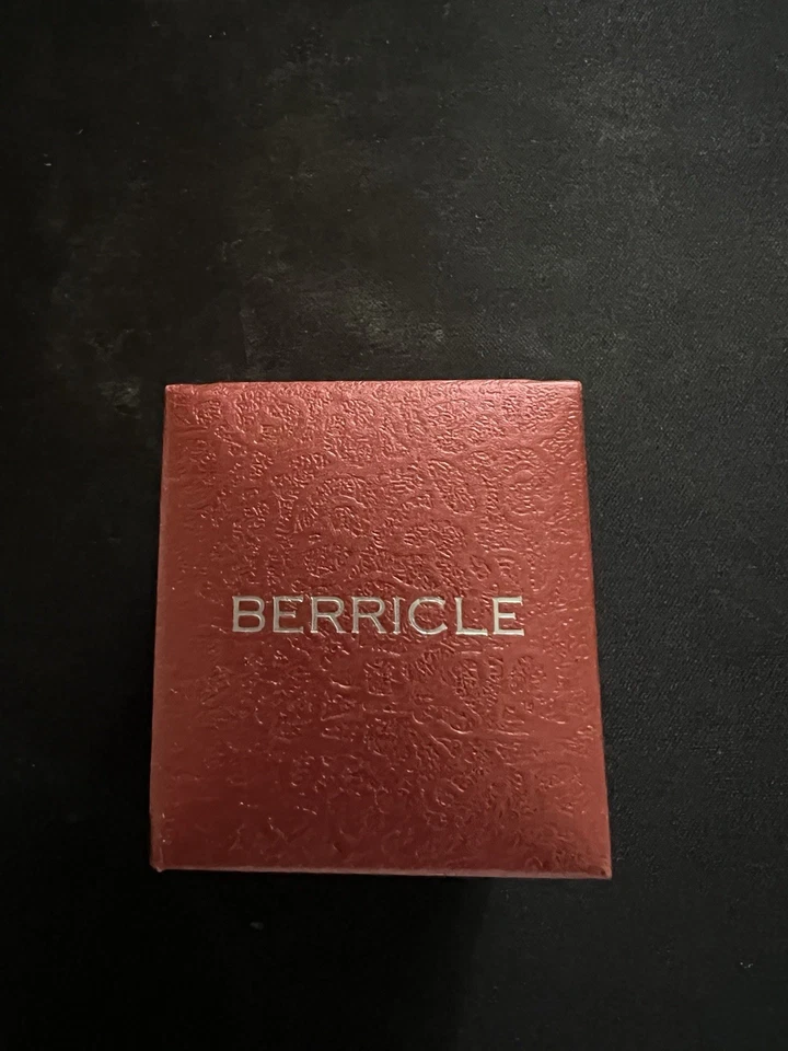 Anillo de eternidad Princesa circonita cúbica conjunto de canales de plata esterlina de Berricle Foto 2 de 4