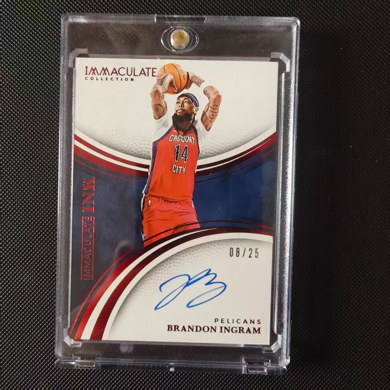 🎗️8GA 2024-25 PANINI IMMACULATE COLLECTION INK AUTO RED /25 BRANDON INGRAM