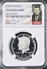 1999 S Silver Kennedy 50¢ NGC PF 69 Ultra Cameo (Kennedy Signature Label)