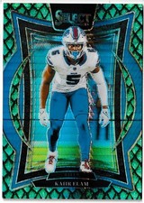 2024 Panini Select Concourse Dragon Scale Prizm /81 Kaiir Elam Buffalo Bills