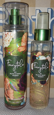 Bath & Body Works FAIRYTALE Body Mist & Diamond Shimmer Mist Set Of 2 (USED)