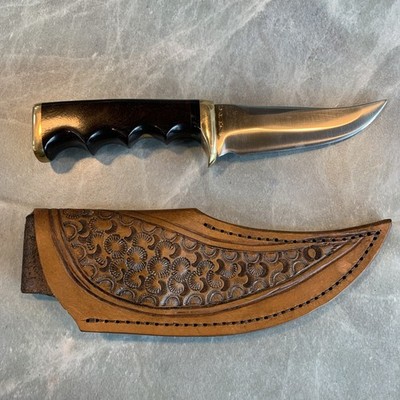 Fire River Sportsman Hunting Knife handmade vintage 4.5'' blade New Never Used