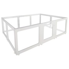 Clear Acrylic Dog Playpen, Transparent Fence, 10 Panels, Easy Assemble