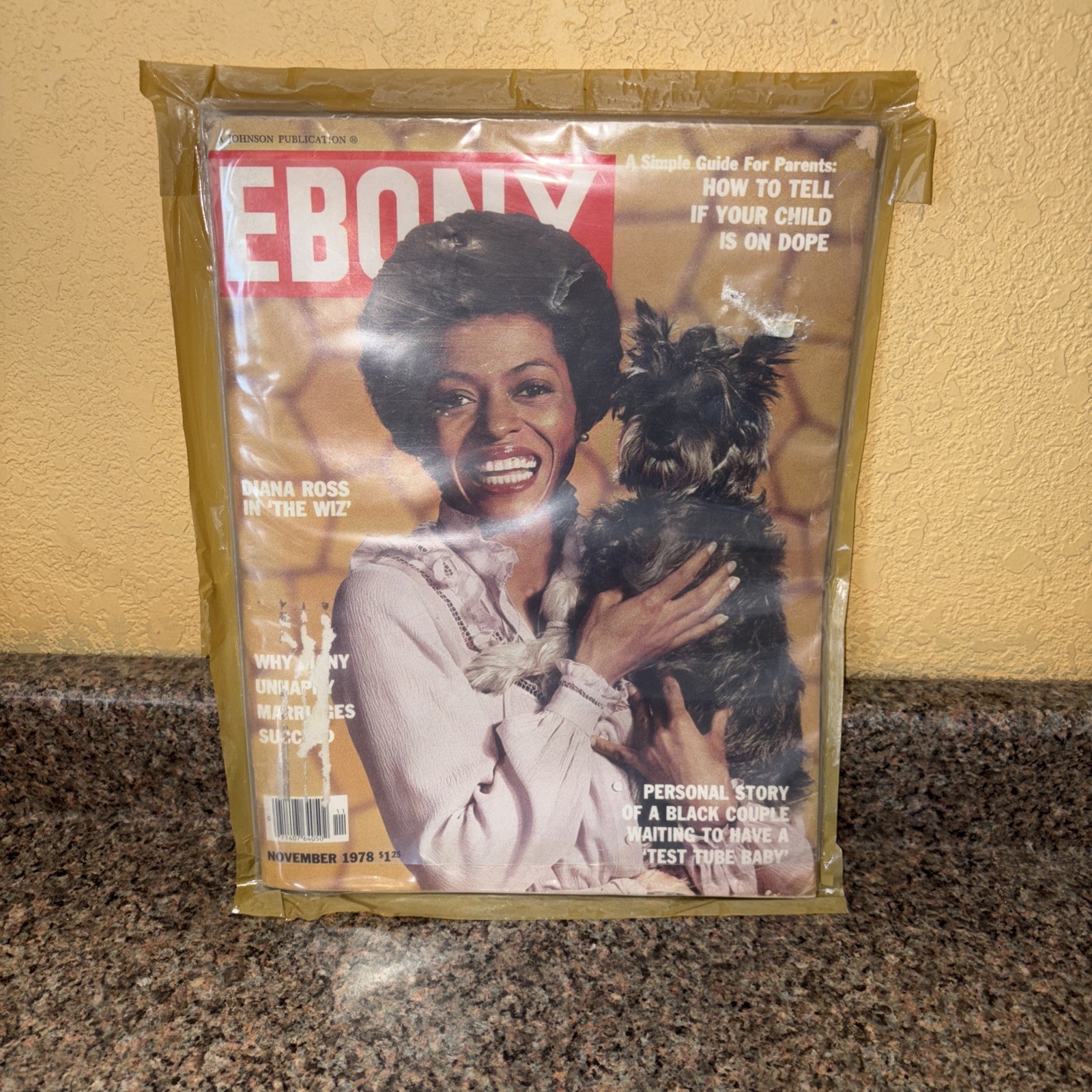 Vintage Ebony Magazine Nov 1978 Diana Ross in “The Wiz”, Collector’s Edition