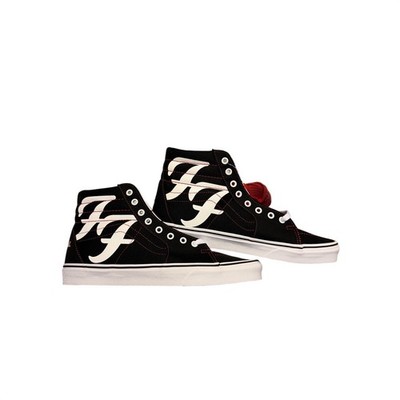 Vans Sk8-Hi Foo Fighters 25th Anniversary Black Red Mens 11 VN0A4U3C2GB New
