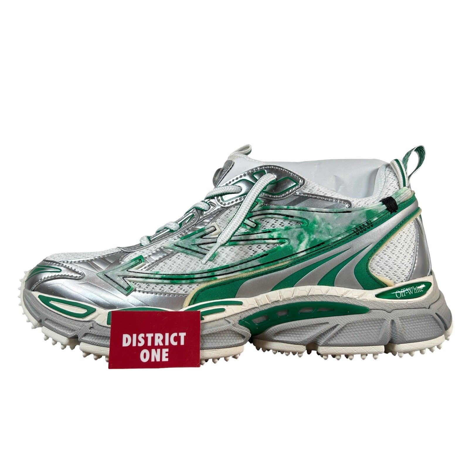 OFF-WHITE Be Right Back Silver Turquoise - EU 39 US 6 - OMIA295S25FAB0047243 61490₽