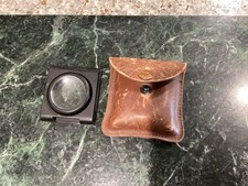 Vintage Bausch and Lomb magnifying glass/ Case Textile Inspecting
