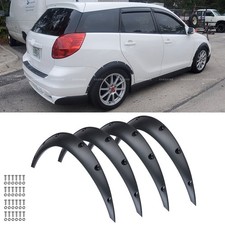 For Toyota Matrix Fender Flares Body Kit Parts Extra Wheel Arches Cover Matte Bk