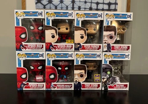 Lot of 8 Spider-Man Homecoming Funko Pop! Vinyl: YOU CHOOSE