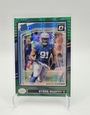 2024 Panini Donruss Optic - Rated Rookie Byron Murphy II #217 Green Hyper Prizm
