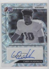 2022 Leaf Pro Set Metal Silver Kaleidoscope 15/20 Chris Oladokun Auto 15wb