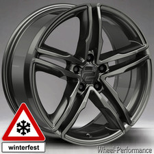17 Zoll W11 Alufelgen 7,5x17 5x112 ET45 dunkelgrau für Audi