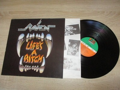 Raven Life's a bitch Near Mint LP