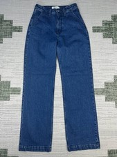 Abercrombie And Fitch Curve Love The 90s Relaxed Jeans Women 26 Blue Denim 26x32