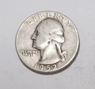 1952-D Washington Quarter Circ As Pictured