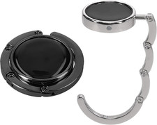 Set 2X Gancio Borsa Da Tavolo - Appendi Borsa Pieghevole Antiscivolo Antigraffio