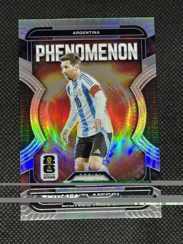 2026 Panini Prizm World Cup Lionel Messi Phenomenon Silver Prizm #19 Argentina