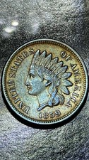 1859 Indian Head Cent Penny Historically Penny great condition