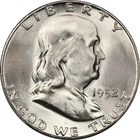 1952-S PCGS MS65 Gem BU Franklin Half Dollar #2- Booming Luster, Close to FBL!