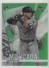2017 Topps Finest Green Refractor 62/99 Yoan Moncada #24 Rookie RC 1kk