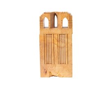 Michael Elkan Castles Burl Maple Wood Architectural Box
