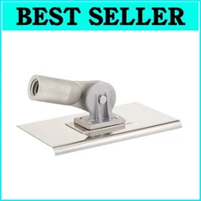 Lightweight Stainless Steel Walking Edger - Effortless Concrete Finishing Tool